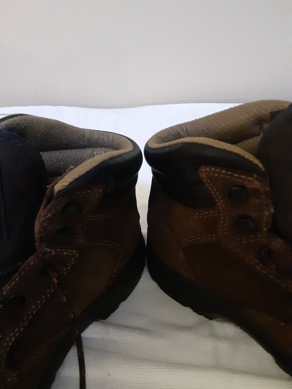 Brahma Womens Diane II steel toe work boots Sz 8.5 brown/black waterproof suede - Picture 13 of 15